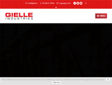 Tablet Screenshot of gielle.it